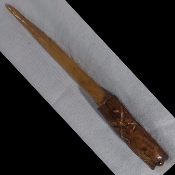 Carved Vine Wood Wand - Picture 1 of 2